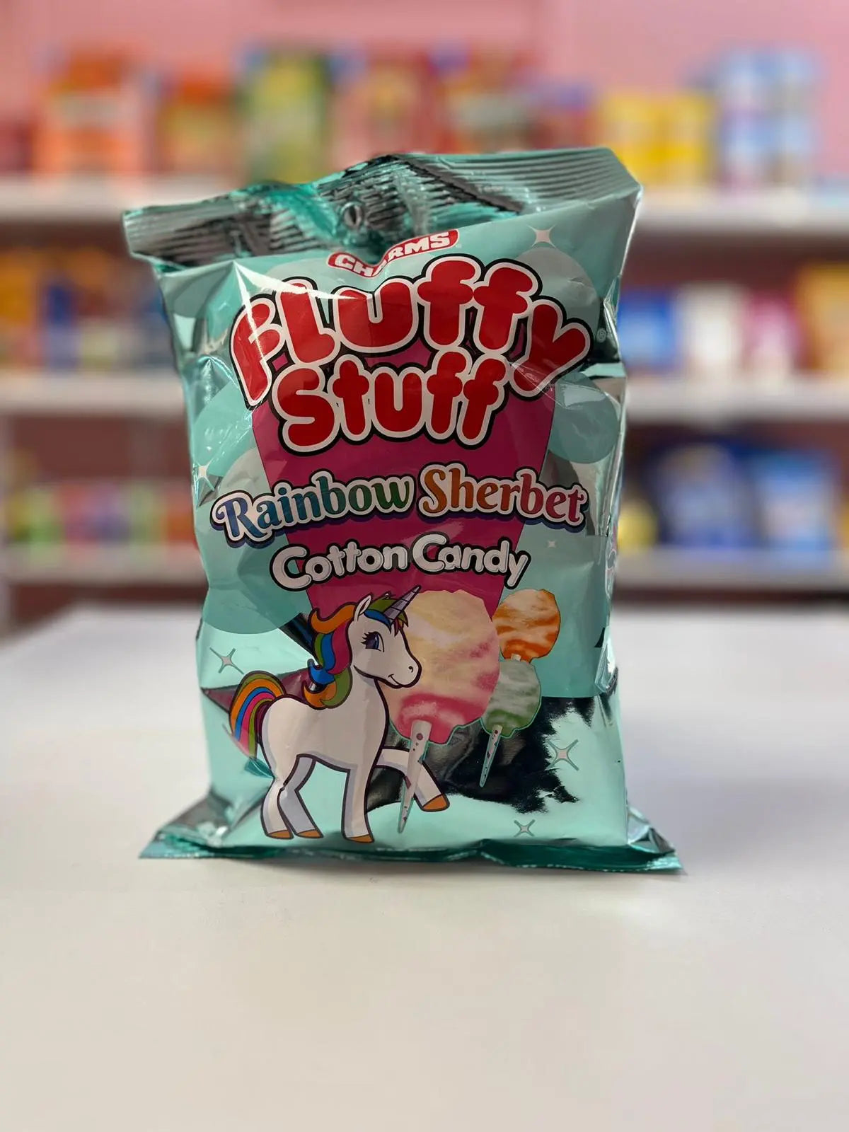 Charm's Fluffy Stuff Cotton Candy Rainbow Sherbet Candy’Z