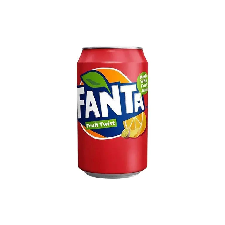 Fanta Fruit Twist Fruit de la Passion, Orange Pêche et Pomme
