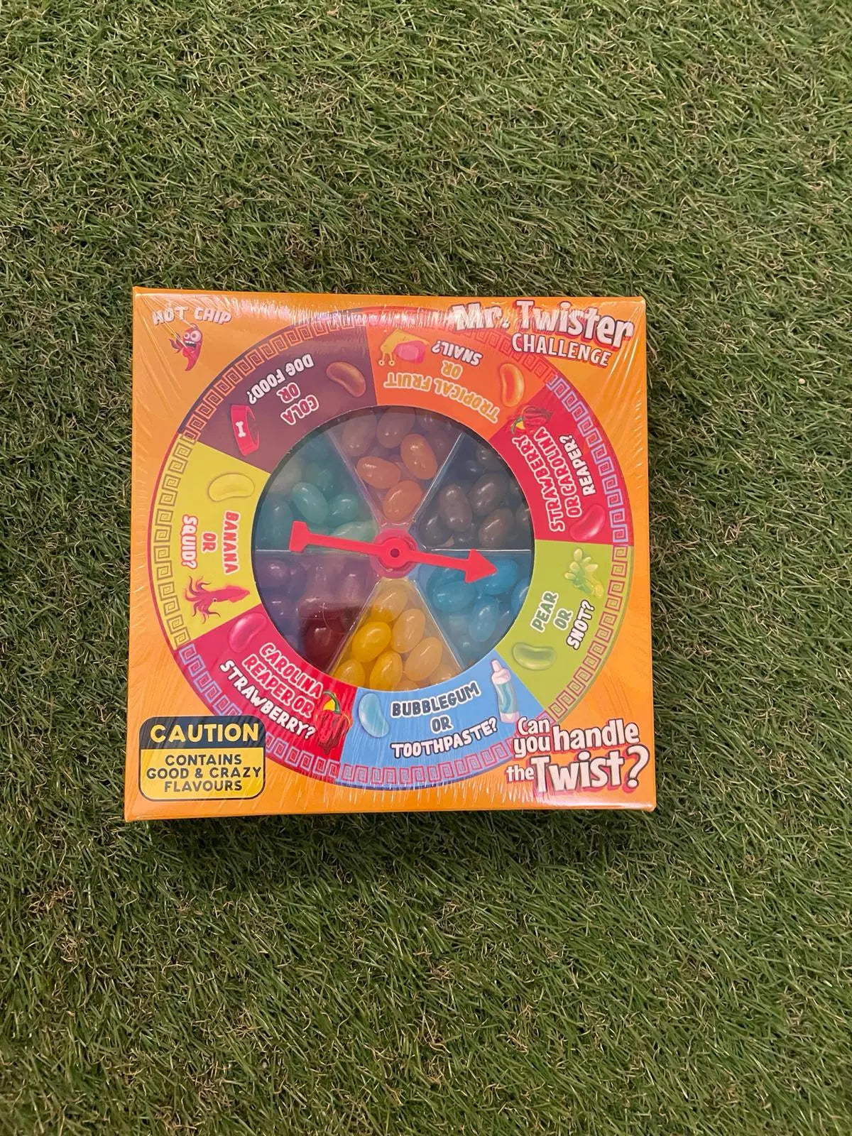 Jeu Mr Twister challenge hot chip